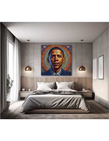 Barack Obama psychedelic