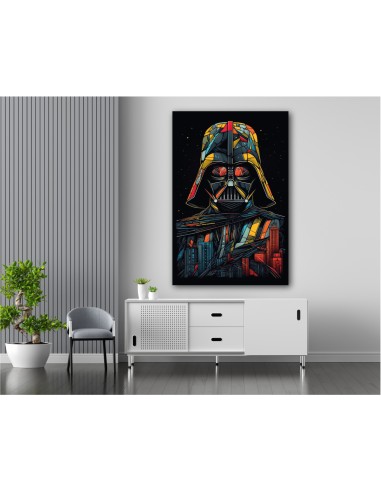 Illustration of Darth Vader from Star Wars saga in Artstyle